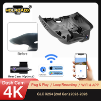 Caméra embarquée 4K Holroadx OEM dissimulée pour Mercedes Benz GLC X254 2023-2026, contrôle via application Wi-Fi, Plug & Play, vision nocturne