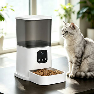 Comedero Inteligente para Mascotas con Cámara, Comedero Automático para Mascotas con WiFi, Múltiples Planes de Alimentación Personalizables - Product Image 1