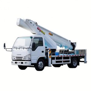 Camion élévateur télescopique à 4 sections de 24 m sur châssis Isuzu avec stabilisateurs hydrauliques pour l'entretien des jardins - Product Image 1