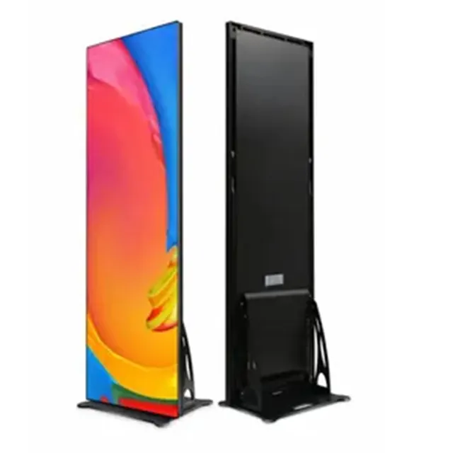 Digital Poster Led Screen Outdoor Indoor Led Display P1.8 P2 P2.5 P3 4g Wifi Usb Movable Mirror Poster Led Display Screen