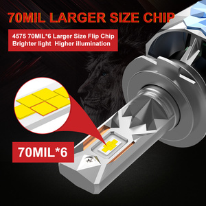 GESLLA 200W LK Factory 40000lm Faros Led Para Autos H8 H7 H4 H15 Bombilla Led Canbus 9005 H7 Faros Led H11 H4 Bombillas Luces H4 - Product Image 4