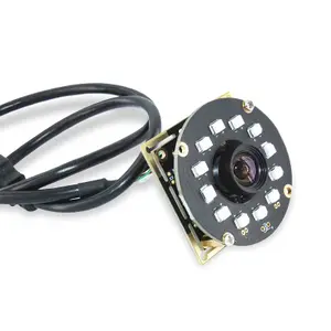 Módulo de câmera de exposição global ov9281, módulo de câmera preto e branco para reconhecimento de iris, 1mp, 60fps, usb, infravermelho