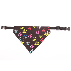 New Paw Print Pattern Wipes Small Medium <b>Large</b> Dogs Pet Triangle Towel Dog Accessories - Product Image 1