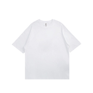 Camiseta de Manga Corta para Hombre, Estilo Hip-Hop de la Costa Oeste Americana, Color Sólido, Algodón Peinado, Verano 2026 - Product Image 3