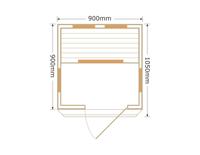 Mesin Sauna Uap Sauna, Mesin Mandi Uap Sauna Panel Kontrol Tunggal 1 Orang 1500W