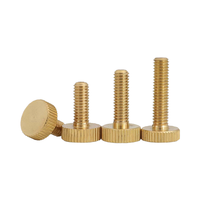 Different Shapes Brass Copper Metric Thumb Screw Knob M8x16mm