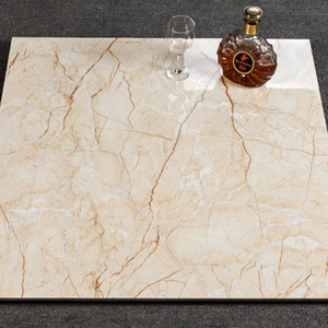 Baldosa de Mármol Beige Pulido de Primera Calidad, Baldosa de Cerámica de <span class=keywords><strong>Color</strong></span> Beige, Baldosas Antideslizantes para Exteriores de 60x60 cm, <span class=keywords><strong>Color</strong></span> Beige - Product Image 1