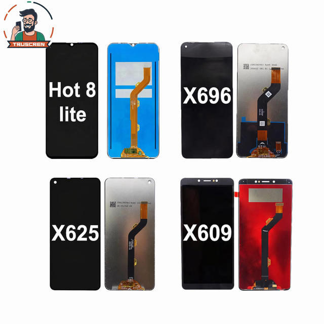 Mobile Phone LCDs Display for Infinix-X687 X657 X685 X650 X682 Tecno Spark Phone Touch Screens Replacement Parts