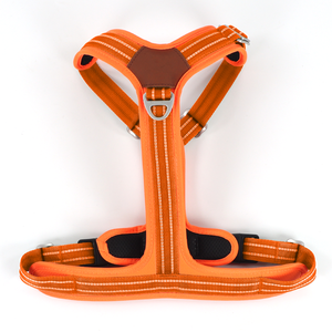 Rompi nilon reflektif Harness anjing taktis, rompi nilon reflektif dengan pegangan untuk anjing besar Ukuran XL tanpa tarik dapat disesuaikan untuk latihan berjalan gaya Fashion - Product Image 2