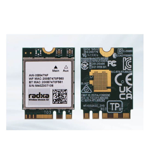 Radxa A8 Wireless Module WiFi6 / BT5.2 Dual Antenna Support