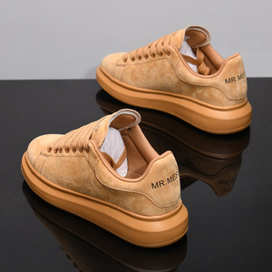 Zapatillas Casuales Unisex <span class=keywords><strong>de</strong></span> Lujo para Mujer, Zapatos Planos <span class=keywords><strong>de</strong></span> Gamuza con Plataforma, Estilo Skate, Deportivas con Suela Gruesa para Correr, Caminar y <span class=keywords><strong>Tenis</strong></span> - Product Image 5