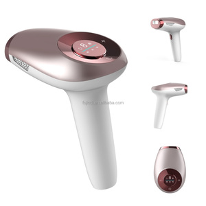 Épilateur IPL à refroidissement rapide couleur or premium avec grand écran tactile LCD, épilation indolore avec deux têtes - Product Image 2