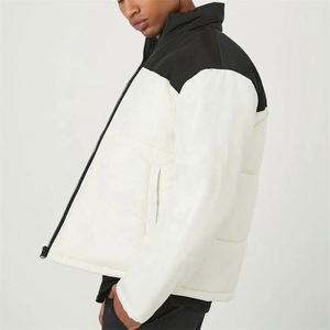 Veste en duvet d'hiver pour hommes Colorblock Stylish Puffer Warm Coat Fabricant - Product Image 4