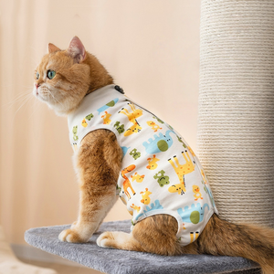 Pigiama cane tuta di recupero per cane <span class=keywords><strong>gatto</strong></span> dopo la chirurgia vestito cucciolo vestiti chirurgici recupero chirurgico per animali domestici tuta di sterilizzazione <span class=keywords><strong>gatto</strong></span> - Product Image 1