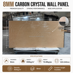 Panneau mural en PVC, épaisseur 8 mm, panneaux et planches murales 4x8, panneau mural anti-impact, panneau mural en fibre <span class=keywords><strong>de</strong></span> charbon <span class=keywords><strong>de</strong></span> bambou, fond <span class=keywords><strong>de</strong></span> télévision - Product Image 4