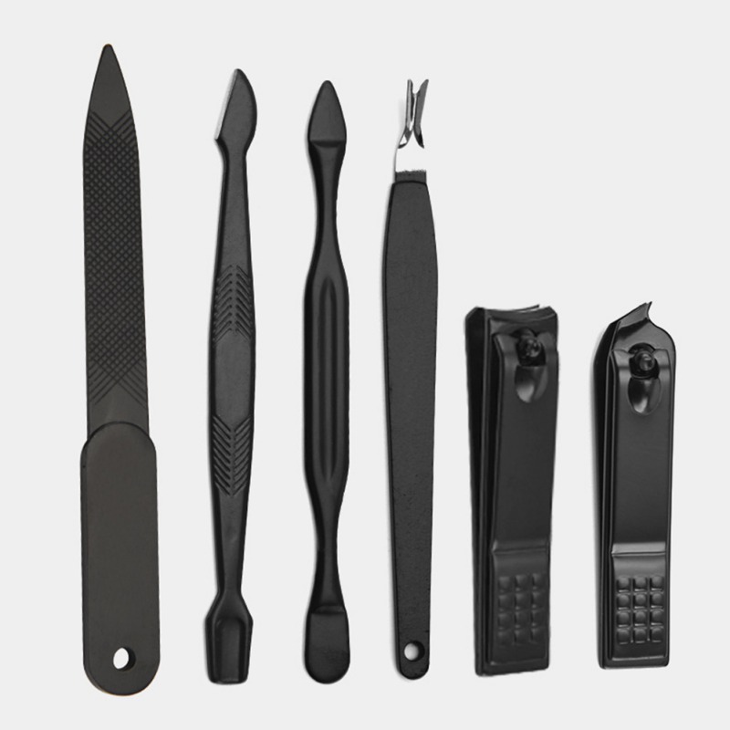 16 pièces/ensemble coupe-ongles Ensemble Coupe-ongles Sac Pliant En Acier Inoxydable Outil de Coupe Doigt Manucure outils manucure coupe-ongles