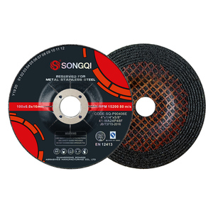 Disque de meulage abrasif SONGQI 4 pouces 100*6 mm, spécification du disque de meulage pour sol, pour métal, acier inoxydable poli - Product Image 4
