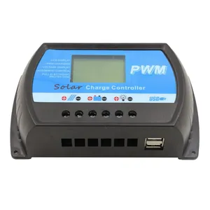 厂家低价Pwm太阳能充电控制器20A背光液晶显示器12v24v多功能太阳能电池板电池控制器