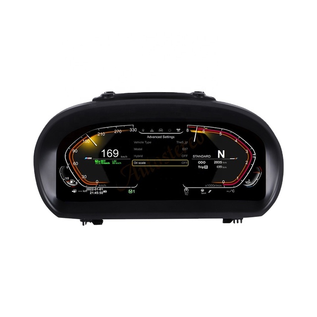 Autostereo Android Digital Cluster Cockpit for BMW 1 Series E87 2006-2011 LCD Instrument Virtual Cockpit Speed Meter Dashboard