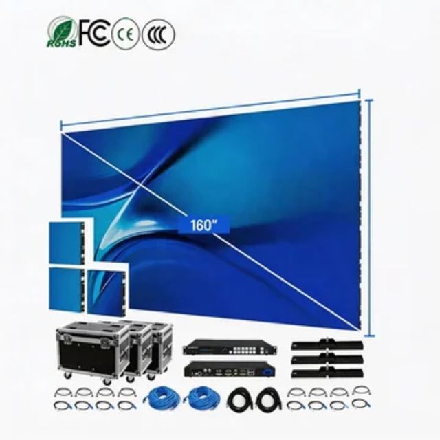 P2.6 P2.9 P3.91 Never Black Turnkey Solutions Led Video Wall System Package Indoor Outdoor Rental Led Display Stage Screen Panel