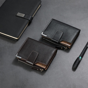 <span class=keywords><strong>Accessori</strong></span> multifunzionali da <span class=keywords><strong>uomo</strong></span> con chiusura a cerniera in PU Casual porta carte Business per lo stoccaggio di monete - Product Image 5