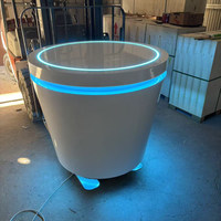 Table d'exposition pour peinture et cuisson, Armoire robotisée intelligente, Drone, Table d'expérience de technologie numérique, Bureau circulaire