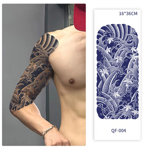 Tatuajes Temporales al por Mayor en Oferta, Tatuajes Adhesivos de Jugo Herbal de Siete Brazos, Tatuajes Temporales de Flores Impermeables para Niños - Product Image 5