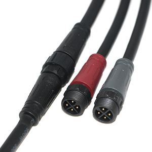 Đầu nối chống nước IP68 Nylon PA66, phích cắm điện <span class=keywords><strong>M16</strong></span> đực cái 2 chân-4 chân 220V 10A, dùng cho đèn trồng cây ngoài trời - Product Image 4