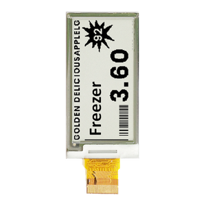 <strong>2</strong>.13 inch 122x250 I2C/SPI interface E-paper screen, white on the black E-ink <strong>display</strong> - Product Image 2