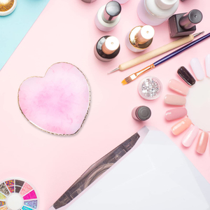 Paleta de Resina en Forma de Corazón para Arte de Uñas, Bandeja de Muestras de Esmalte en Gel DIY - Product Image 4