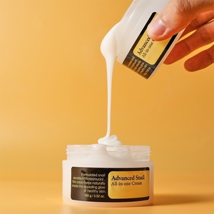Crema Facial OEM con Mucina de Caracol Natural, Ácido Hialurónico y <span class=keywords><strong>Aloe</strong></span> <span class=keywords><strong>Vera</strong></span>, Blanqueadora, Iluminadora, Antienvejecimiento, <span class=keywords><strong>Antiarrugas</strong></span>, Reafirmante e Hidratante - Product Image 3