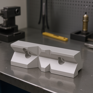 V-Jaw for Modular Vise 2-Piece <b>Set</b> Precision Machined Laboratory Clamps - Product Image 3