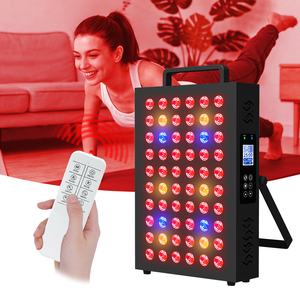 Dispositivo per Terapia della Luce Rossa con 60 LED 460/590/660/850nm, Pannelli per Terapia Luminosa di Grado Professionale per la Pelle, Recupero con Pannello LED a Infrarossi - Product Image 1
