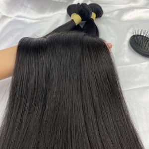 รับประกันคุณภาพผมแท้ เกรด 12a 1b ผมตรงแบบเวอร์จิ้น สำหรับต่อผม - Product Image 2