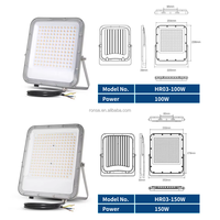 Projecteur LED extérieur RONSE IP65 étanche 30 Watts 220 Volts à large faisceau 90° °   Projecteur LED à angle de faisceau large