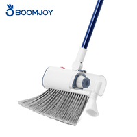 BOOMJOY Balai aspirateur 2-en-1 sans fil électrique avec une puissance d'aspiration de 5,5 kPa et un bac à poussière sans sac