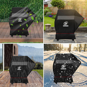 <span class=keywords><strong>Housse</strong></span> <span class=keywords><strong>de</strong></span> <span class=keywords><strong>protection</strong></span> contre les intempéries, résistante aux intempéries, aux UV, pour barbecue 600D, pour barbecue à gaz Monroe 3 SIK - Product Image 5