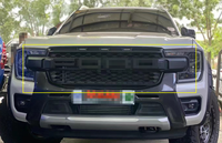 Nouvelle conception de grille avant en maille avec éclairage LED pour Ranger T9 2023+, protection de pare-chocs