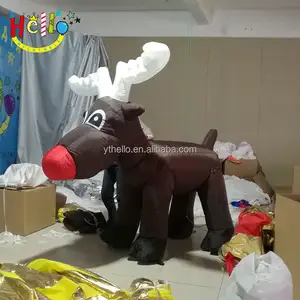 Custom Giant Inflatable Christmas Deer Elk High Quality Inflatable Reindeer
