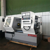 Mesin Bubut CNC 2-Axis Otomatis Tugas Berat Kelas Atas CK6140 Horizontal Flat Bed untuk Pengerjaan Logam