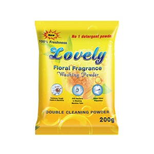 <span class=keywords><strong>Lessive</strong></span> en poudre 200g x 50 pièces/paquet – Vente en gros – Détergent à haute mousse pour le linge – Savon en poudre pour le linge – Détergente Para Ropa - Product Image 2