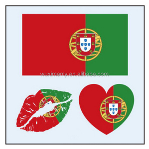 Pegatinas <span class=keywords><strong>de</strong></span> la Bandera <span class=keywords><strong>de</strong></span> Croacia 2026, Impermeables y Ecológicas, Impresión con Troquelado, Laminación Brillante, Tatuaje Temporal <span class=keywords><strong>de</strong></span> Bandera y Corazón - Product Image 4