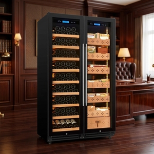 Gabinete para Cigarros NE-171A-12 Profesional con Pantalla Digital, Enfriamiento por Compresor, Humedad Constante y Doble Puerta de Vidrio - Product Image 1