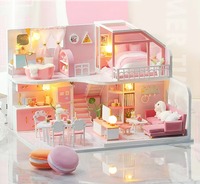Hamaileon bricolage livre Nook Kit petite maison en bois pour maison de poupée Kit d'artisanat pour adultes adolescents belle décoration d'intérieur modèle jouet