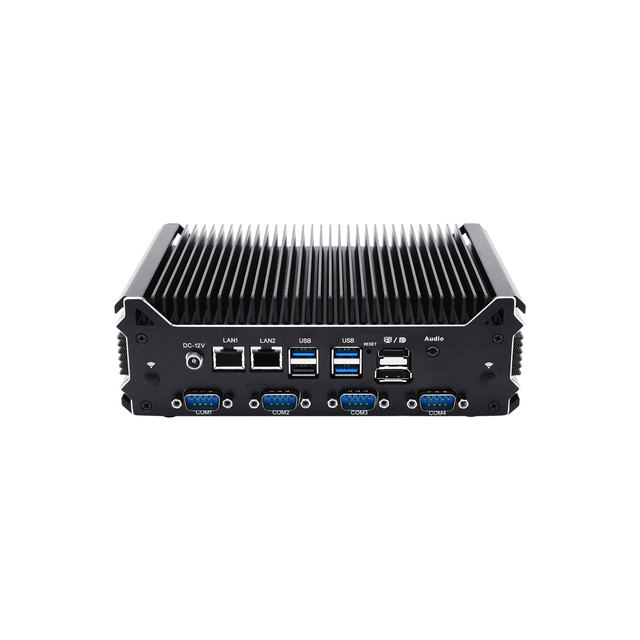 Fanless Mini PC i7 11th Gen 1195G7 2LAN DDR4 M.2 NVME 10USB 6COM Industrial Embedded PC Support WiFi and 4G/5G LTE
