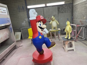 Estatua de Fibra de Vidrio de Tamaño Real de Super Mario, Luigi y <span class=keywords><strong>Yoshi</strong></span>, Decoración para Centros Comerciales, Parques, Famosa en Internet, Figura Personalizada de Fábrica - Product Image 5