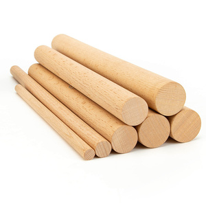 YUESHEN Varilla Redonda <span class=keywords><strong>de</strong></span> Madera <span class=keywords><strong>de</strong></span> Haya Sólida Personalizada, Poste para Ropa, Varilla <span class=keywords><strong>de</strong></span> Yoga, Piezas Mecanizadas por CNC - Product Image 3