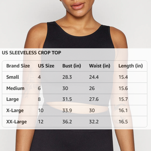 Débardeur court dos nageur sans manches pour femmes Camisole dos nu chemises à col rond - Product Image 2