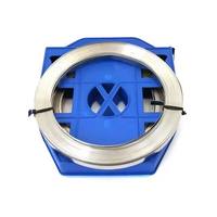 Bande de cerclage en acier inoxydable S201, épaisseur 0,5 mm 0,7 mm, largeur 12 mm 19 mm, rouleau de 30 m 50 m pour l'installation de câbles à fibres optiques