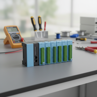 Contrôleur DAQ intelligent Edge ADAM-5630E-AE 8 emplacements Modbus TCP/RTU Linux C/Python 2xGbE RS-485 pour l'automatisation industrielle